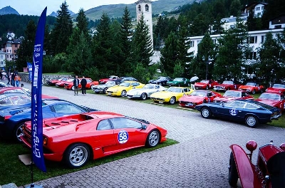 RADUNO INTERNAZIONALE AUTO STORICHE AGOSTO 2014 Saint Moritz (Svizzera)