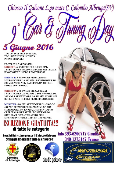 9 CAR &TUNING DAY ALBENGA ALBENGA (SV)