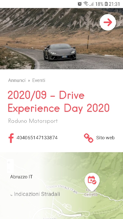 DRIVE EXPERIENCE DAY  Forte Cerreto Abruzzo 